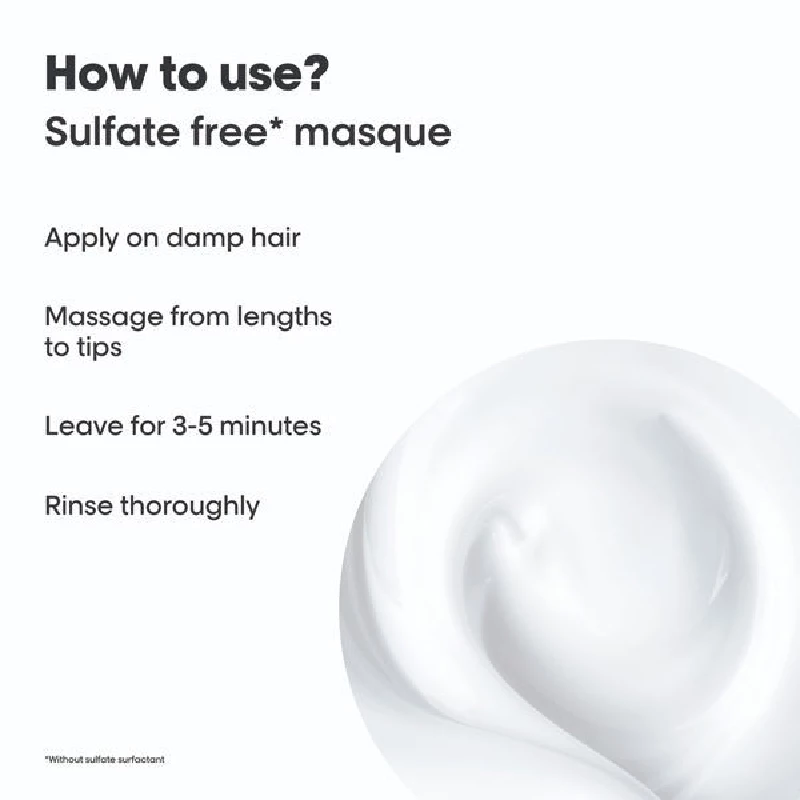 Loreal Professionnel Xtenso Care Sulfate Free Hair Care Regime With Shampoo (250ml), Masque (196ml) And Serum (50ml), 496 ml-8.webp